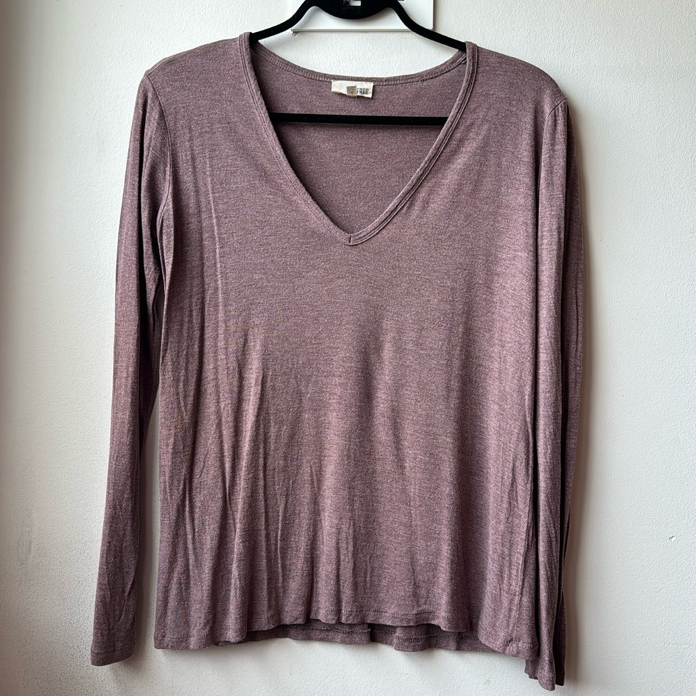 Wilfred Free Long V Neck Top